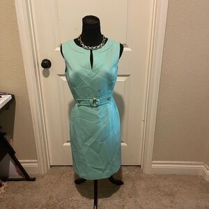 Simple mint green dress